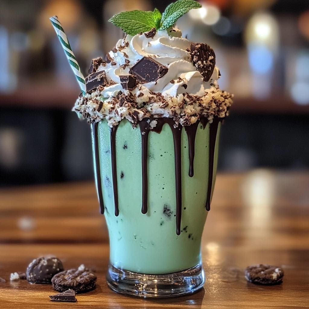 Mint Chocolate Chip Milkshake Magic