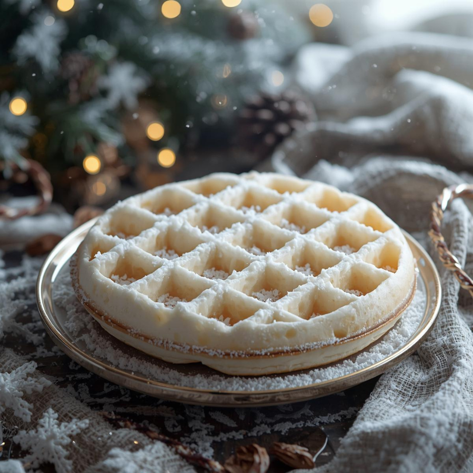 White Winter Waffle