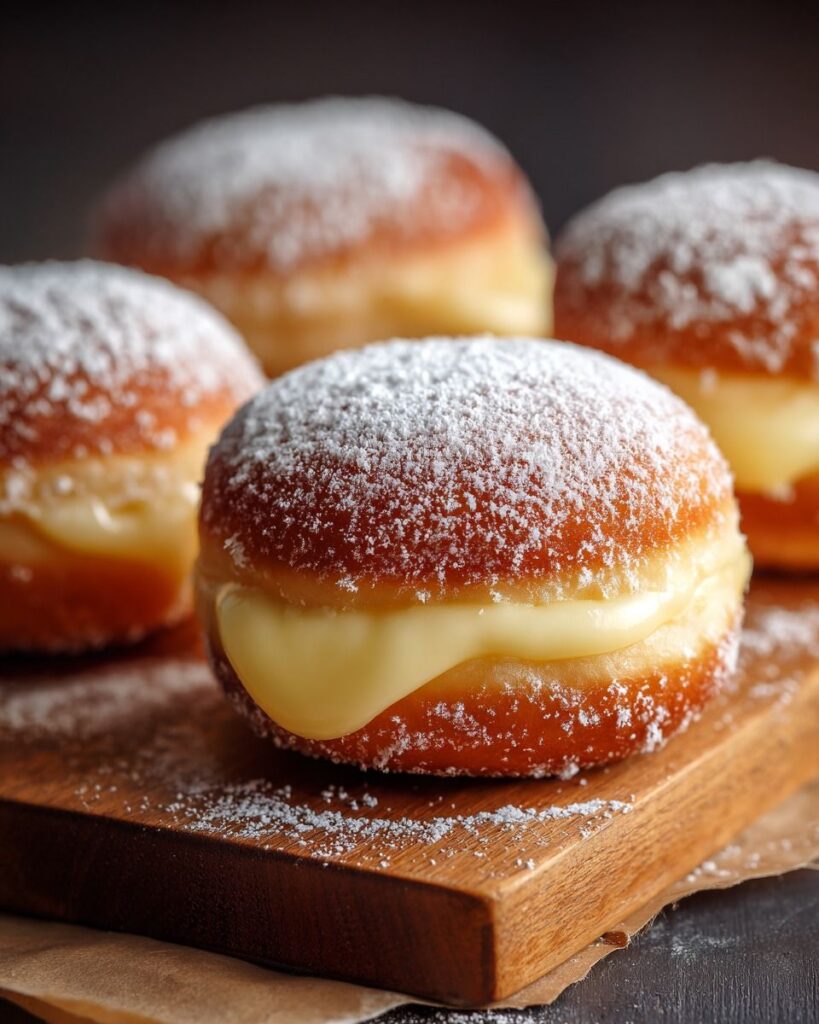 Doughnuts With Custard