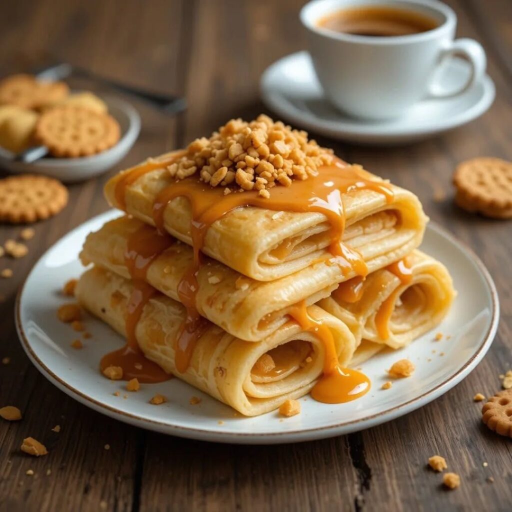 Biscoff French Crepes