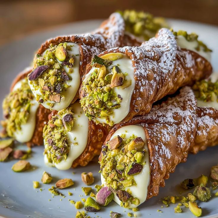Pistachio Kunafa  Banana Split